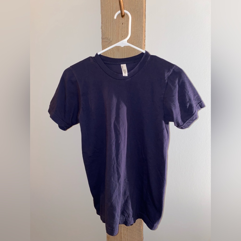American Apparel Navy Baby Tee